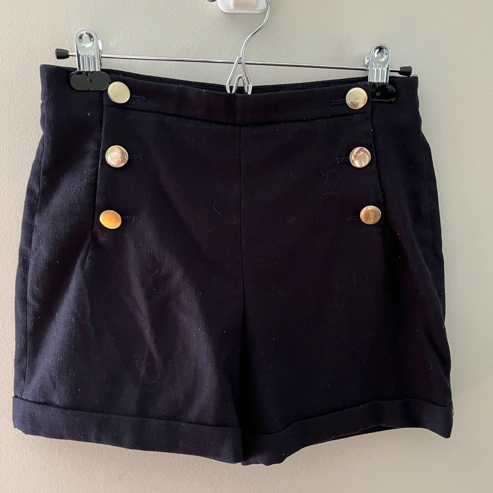 H&M Navy Sailor Shorts 6